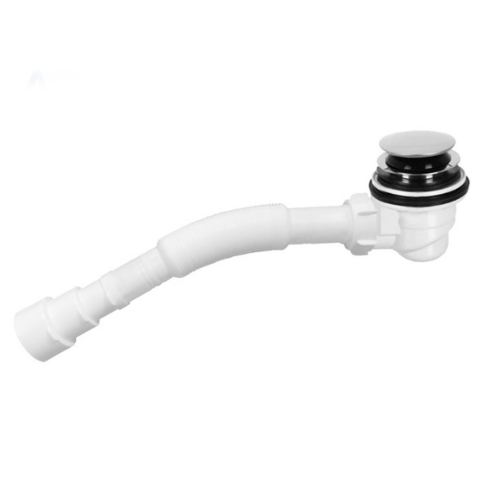 Сифон d70мм для душового піддону з гнучкою трубою 32/40/50мм Waterstal