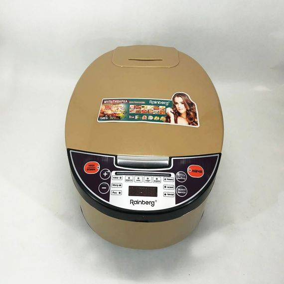 Мультиварка пароварка 5 л Rainberg RB-6207 1500 Вт 6 л, Мультиварки скороварки с функцией мультиповар TD-88 | Зображення 3