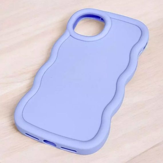 Чохол TPU Ripple для Apple iPhone 15 (6.1") Lilac Blue | Зображення 2