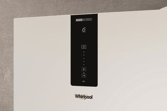 Холодильник Whirlpool з нижньою морозильною камерою  W7X82OW, 191x60х68, 231л, 104л, 2двthb, А++, NF, дисплей, нульова зона, білий (W7X82OW) | Зображення 3