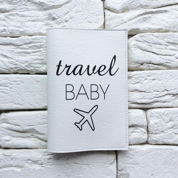 Обкладинка для паспорта Travel Baby 3 екошкіра | Зображення 1