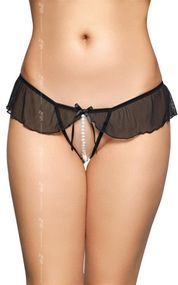 Жіночі стрінги - G-String 2501, black - S/M Sex Aura