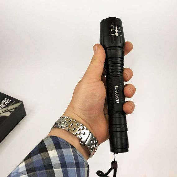 Оригінальний кишеньковий ліхтарик Police, Посилений ручний ліхтарик Супер яскравий лід BW-74 | Зображення 5