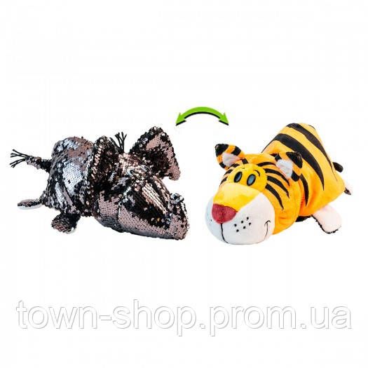 Мягкая Игрушка С Пайетками 2 В 1 - ZooPrяtki - Слон-Тигр (30 Cm) | Зображення 2