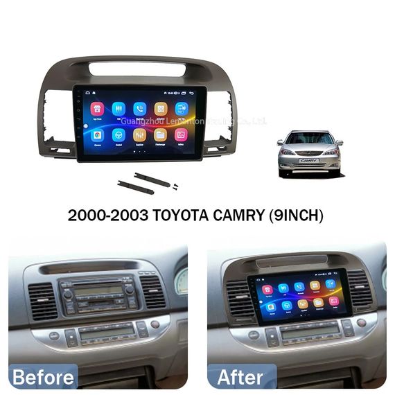 Автомагнітола 9-дюймовий сенсорний екран XPRO Toyota Camry V30 2006-2007 (MER-14127_5985) | Зображення 3