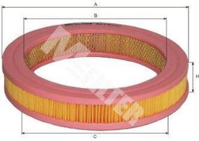 Фільтр повітряний Honda Civic 1.3, 1.5 -87 (вир-во M-Filter) MFILTER A114 на ROVER 200 (XH)