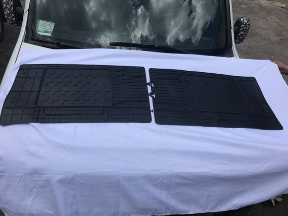 Задні килимки (2 шт, Stingray) для Volkswagen T6 2015-2024, рр | Зображення 1