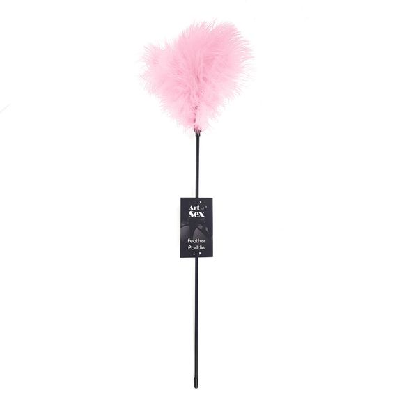 Щекоталка перо молодого индюка Art of Sex - Feather Paddle, Розовый | Зображення 2