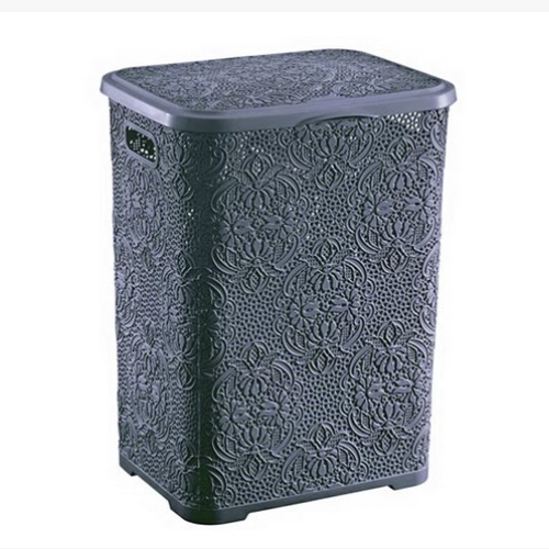 Кошик для білизни 60л 42,5*37*56,3см антрацит Lace ELIF