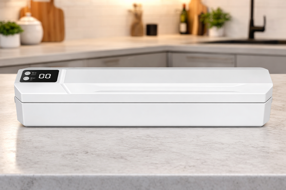 Вакуумний пакувальник пакетів Vacuum Sealer / Автоматичний побутовий вакууматор з пакетами, вакуумайзер для пакування та