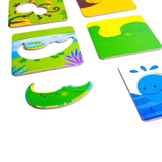 Детская настольная игра  "Зоомир 3 в 1" VT2901-04 на укр. языке | Зображення 2