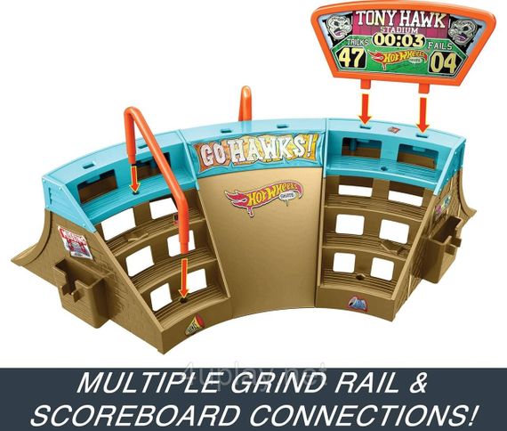 Hot Wheels Skate Stadium Playset Трек Хот Вилс Скейт-стадион, Первая тренировка Оригинал | Зображення 2