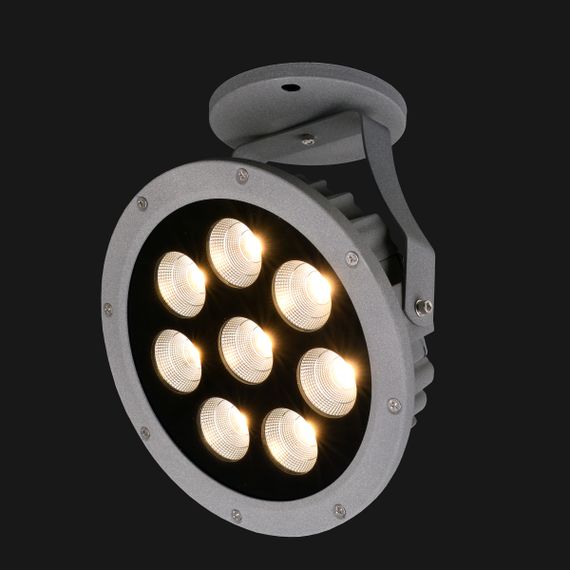 Светильник садовый металлический AS-15 8*7W WW IP65 GY | Зображення 5