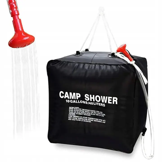 Похідний переносний душ для кемпінгу, туристів, дачників Camp Shower 40л | Зображення 1