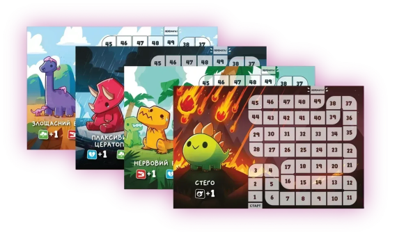 Настольная игра Малые веселые динозавры (Happy Little Dinosaurs) укр. | Зображення 4