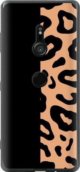 Чехол на Sony Xperia XZ3 H9436 Пятна леопарда "4269u-1540-17620"