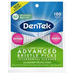 Зубочистки DenTek Deep Clean Bristle Picks, 100 шт.
