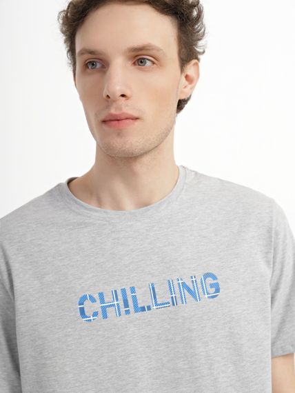 Комплект для чоловіків сірий меланж, 3XL | Зображення 4
