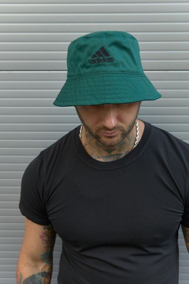 Панама бавовняна базова Adidas зелена (1599372866) | Зображення 1