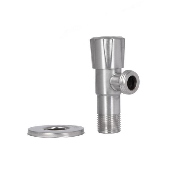 Кран кутовий Thermo Alliance Standart 1/2"НН неірж., з керам. буксий TAS347W1515SS | Зображення 6