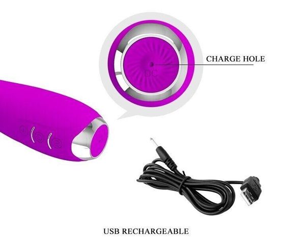 Смарт вибратор Pretty Love - HECTOR G-SPOT VIBRATOR с электростимуляцией, BI-014765HP Sex Aura | Зображення 8