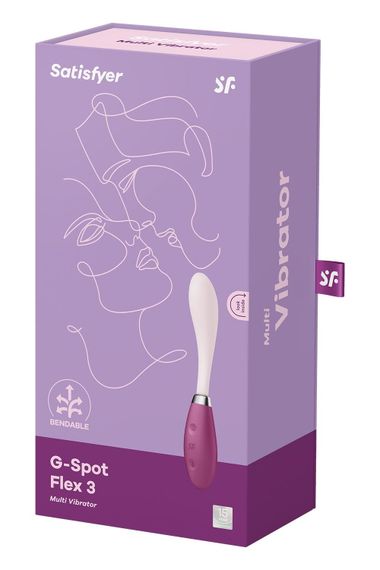 Вібратор Satisfyer G-Spot Flex 3, Червоний | Зображення 5