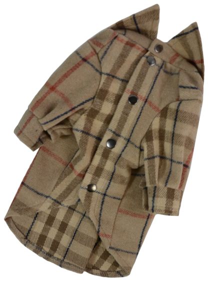 Сорочка картата бежева RUB-51 | Зображення 2