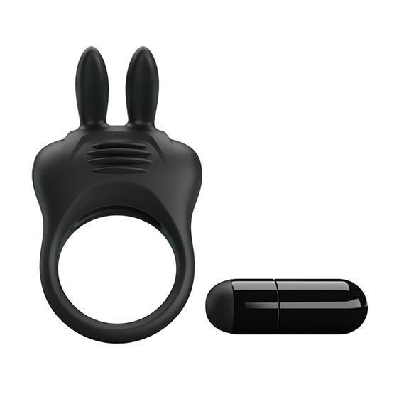 Эрекционное кольцо - Pretty Love Davion Penis Ring Black Sex Aura | Зображення 1