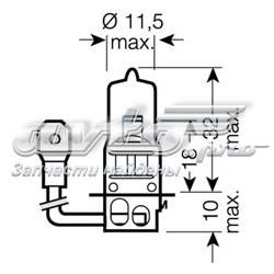 180583000 NARVA Лампа LED H3 19W P43t-38 12/24V (2 шт.) LED Retrofit