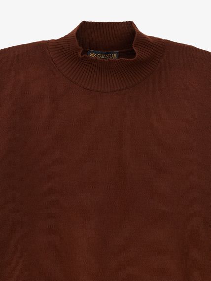 Костюм джемпер+спідниця однотонний жіночий GENUA G01111-0002 L/XL Коричневий shop (2000999550317) | Зображення 2