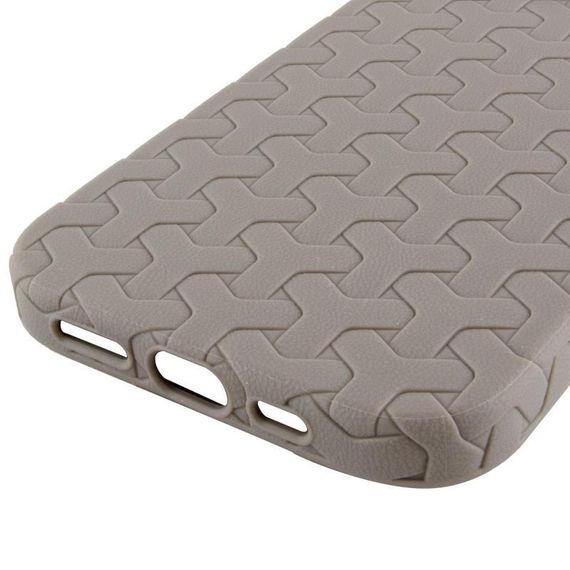 Чохол TPU Weaving для Apple iPhone 15 (6.1") Grey | Зображення 4