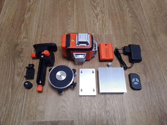 Професійний лазерний рівень "Технопромінь" 3D із зеленими лініями | Зображення 7