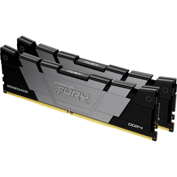 Модуль пам&#039;яті для комп&#039;ютера DDR4 32GB (2x16GB) 4000 MHz Renegade Black Kingston Fury (ex.HyperX) (KF440C19RB12K2/32) | Зображення 1