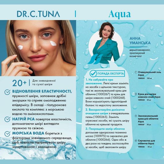 Зволожуючий крем для обличчя для сухої та зневодненої шкіри Farmasi Aqua 50 мл | Зображення 4