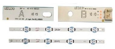 LED планка лампа подсветки ЖК 39, 807мм LG Innotek DRT 3.0 39 | Зображення 1