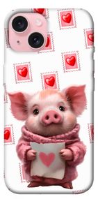 Чохол з картинкою Animals love 6 для Apple iPhone 15 (6.1")