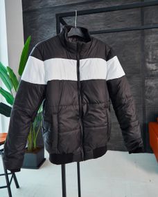 Мужская теплая демисезонныая куртка BD5881 размер XL, цвет черный