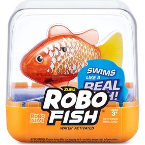 Интерактивная игрушка Pets &amp; Robo Alive S3 - Роборыбка (золотистая) (7191-2)