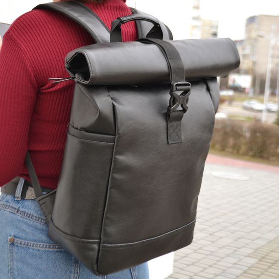 Рюкзак міцний молодіжний чоловічий, Міський рюкзак RollTop для ноутбука Місткий унісекс PH-83 | Зображення 4