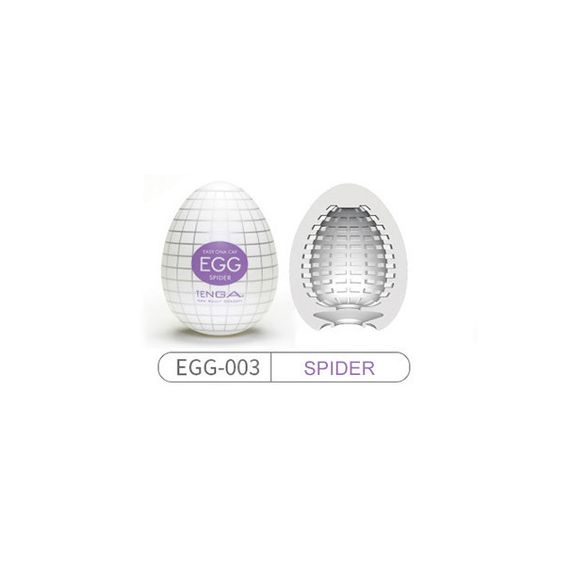 Еластичний чоловічий мастурбатор Egg Spider (Павук) | Зображення 1