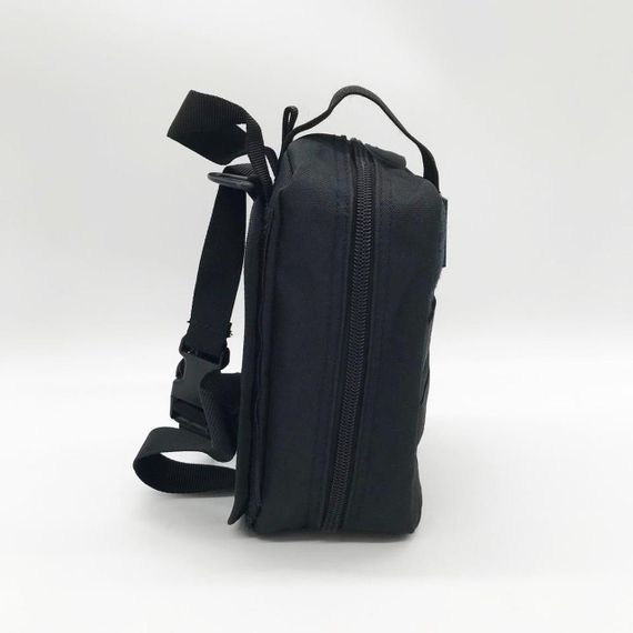 Тактическая аптечка на системе Molle (20х15х8 см), A87, Черная / Аптечный подсумок | Зображення 8