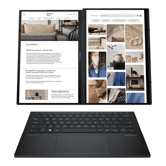 Ноутбук ASUS Zenbook Duo UX8406CA-QL048W 14&quot; FHD OLED 90NB14X1-M001R0 | Зображення 1