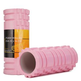 Масажний ролик Cornix EVA 33 x 14 см (валик, ролер) XR-0036 Light Pink