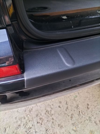 Накладка на задній бампер EuroCap (1 двері, ABS) для Volkswagen T6 2015-2024, рр | Зображення 4