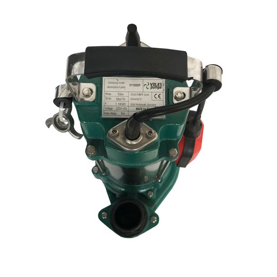 Дренажно-фекальный насос VOLKS pumpe V1100 DF 1,1 кВт з ріжучим механізмом (13622) | Зображення 2