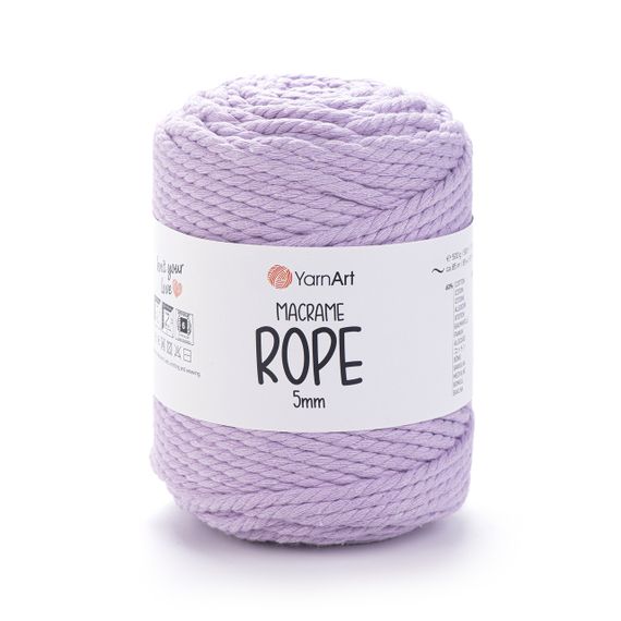 Пряжа YarnArt Macrame Rope 5 мм 765 бавовняний шнур для макраме, панно та кашпо
