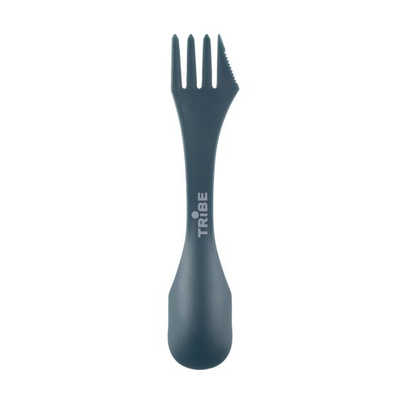 Ловилка Tribe Spork пластикова бірюзова, туристична ложка-виделка трайб легка для походу та риболовлі | Зображення 3