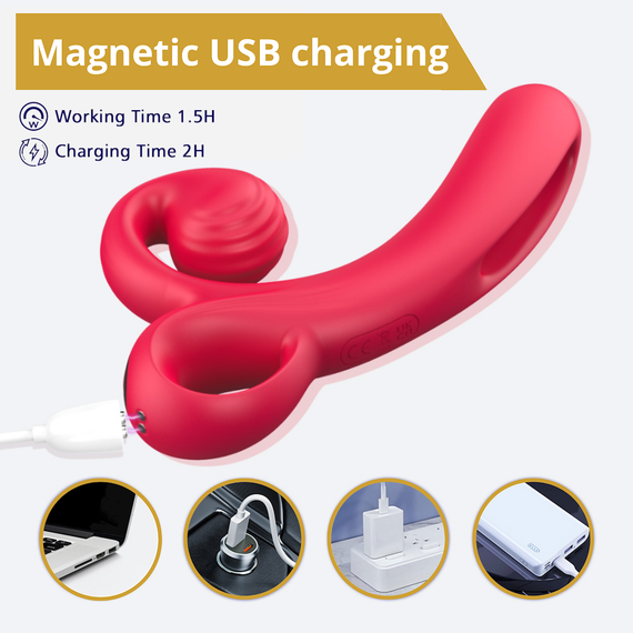 Вибратор – кролик с язычком Sweet Play sexstyle | Зображення 7