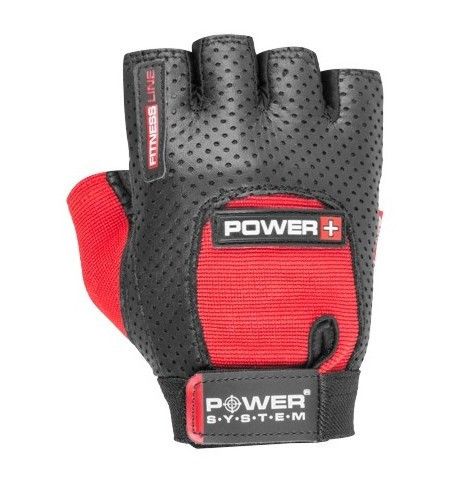 Рукавички для фітнесу Power System PS-2500 Power Plus Black/Red S | Зображення 2