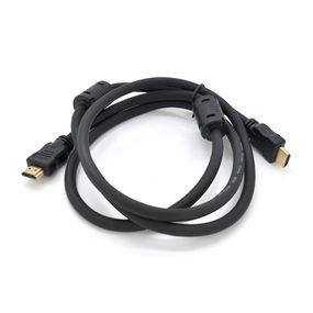 Кабель Ritar PL-HD348 HDMI-HDMI Ultra HD 4K,1080P, 0.8m, v1,4, OD-7.3mm, с фильтром, круглый Black, коннектор Gold, Пакет, Q250